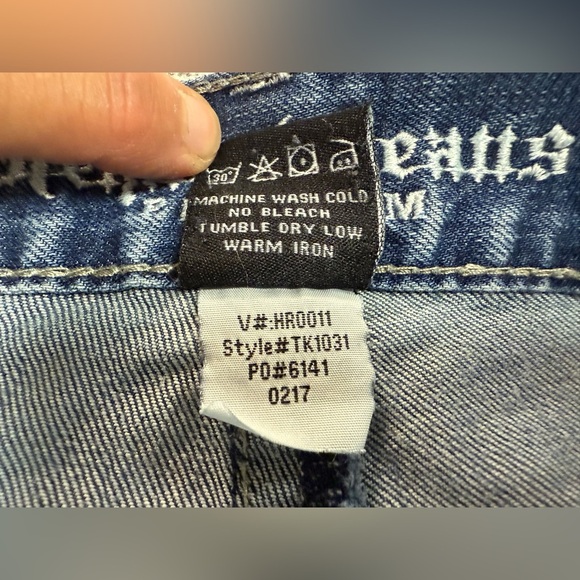 Boy’s Request Jeans Size 14 Straight 0073 - Picture 7 of 9